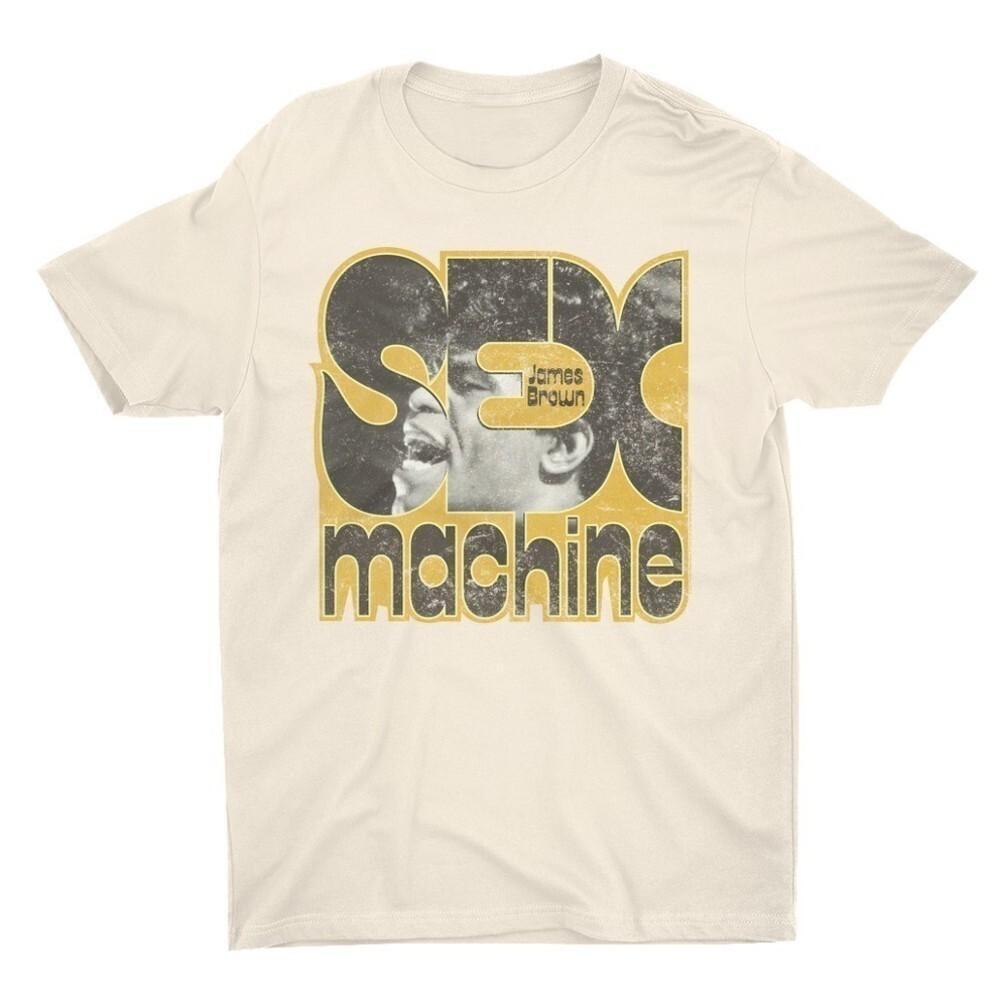 James Brown 'Sex Machine' Short Sleeve Tee - Cream